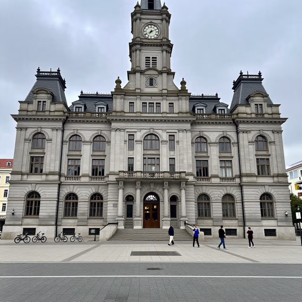 Visual example for Stadtverwaltung: die Stadtverwaltung