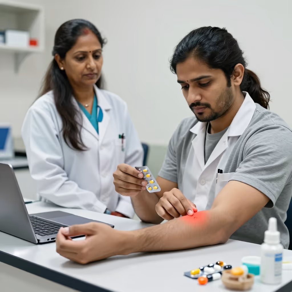 Visual example for Antibiotikum: das Antibiotikum