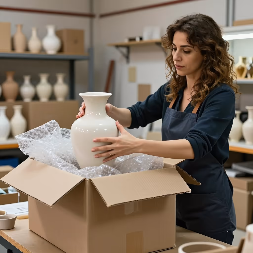 Visual example for verpacken: verpacken
