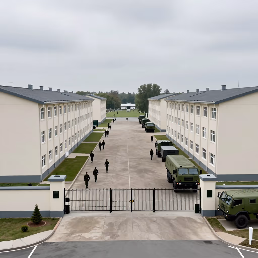 Visual example for Kaserne: die Kaserne