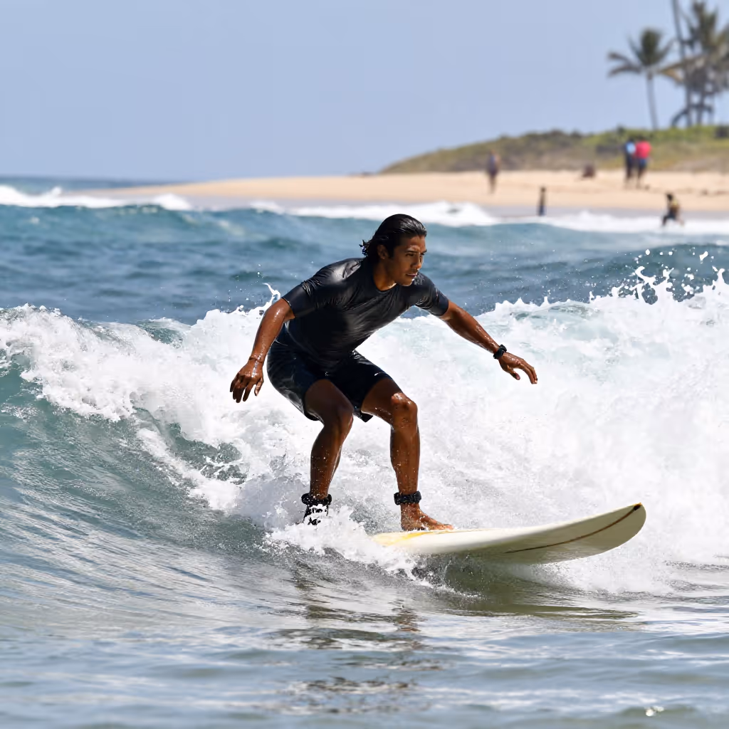Visual example for surfen: surfen