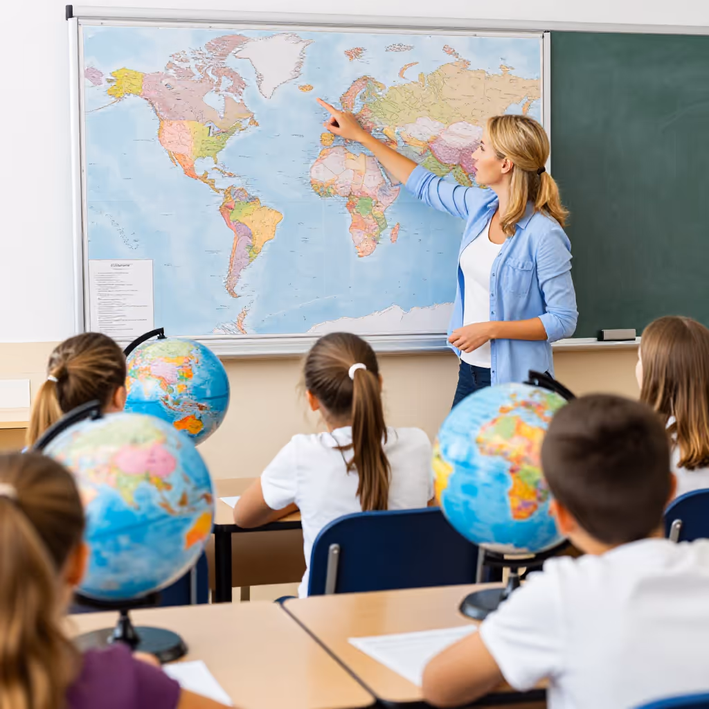 Visual example for Geographie