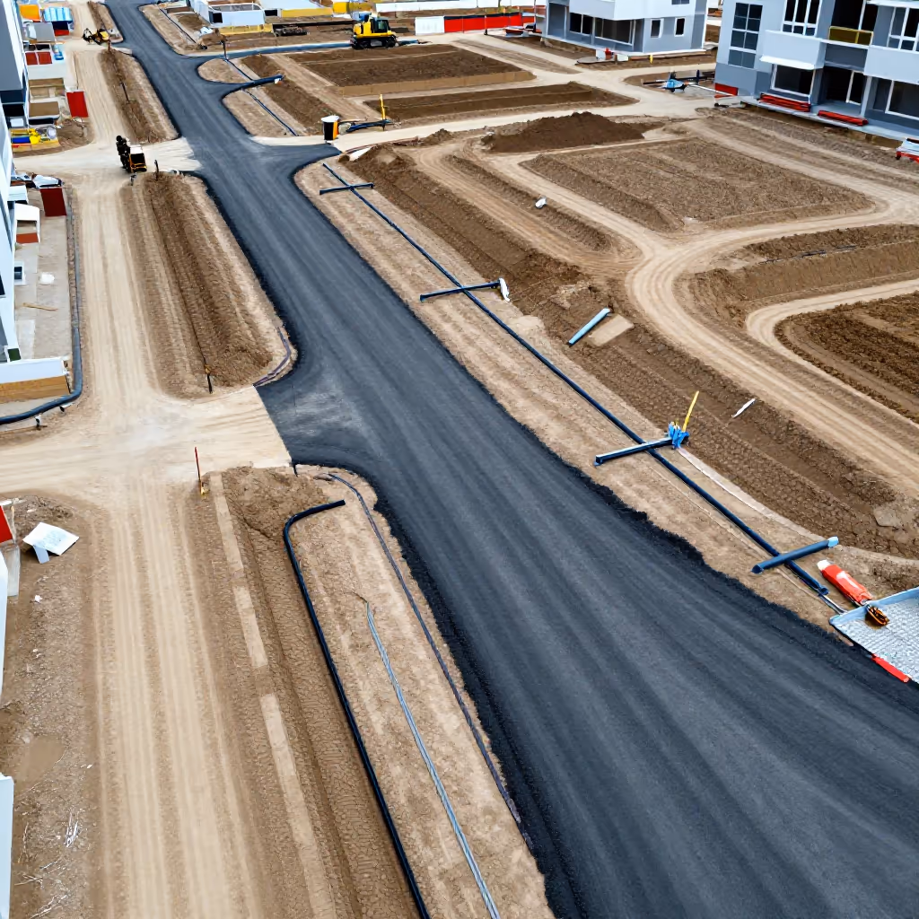 Visual example for Erschließung: die Erschließung