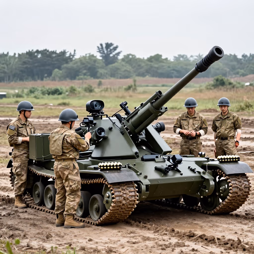 Visual example for Artillerie: die Artillerie