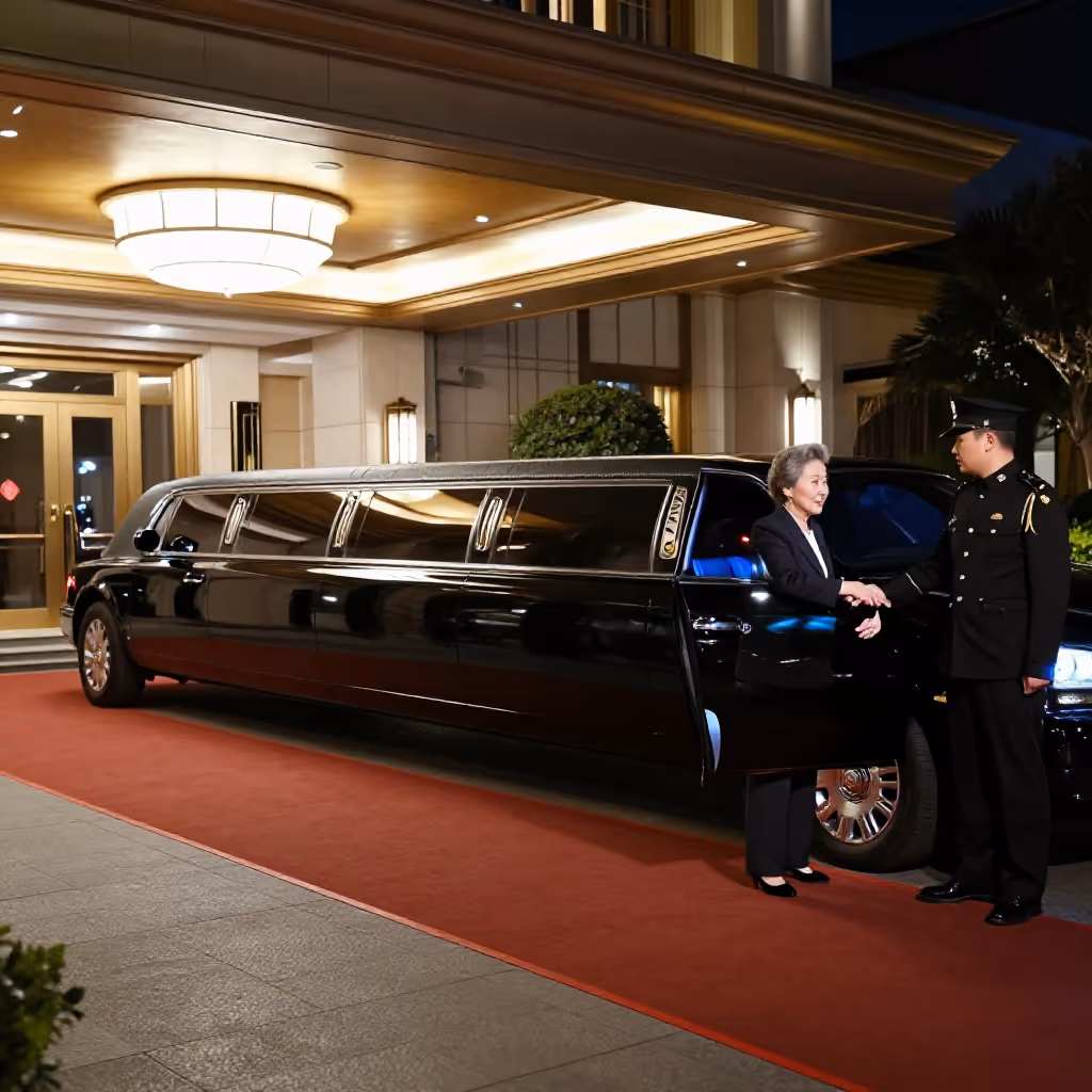 Visual example for Limousine: die Limousine