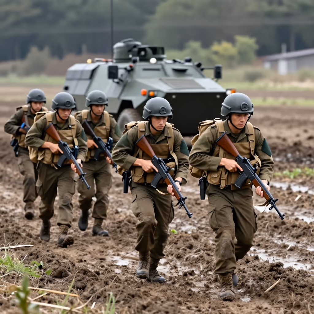 Visual example for Infanterie: die Infanterie