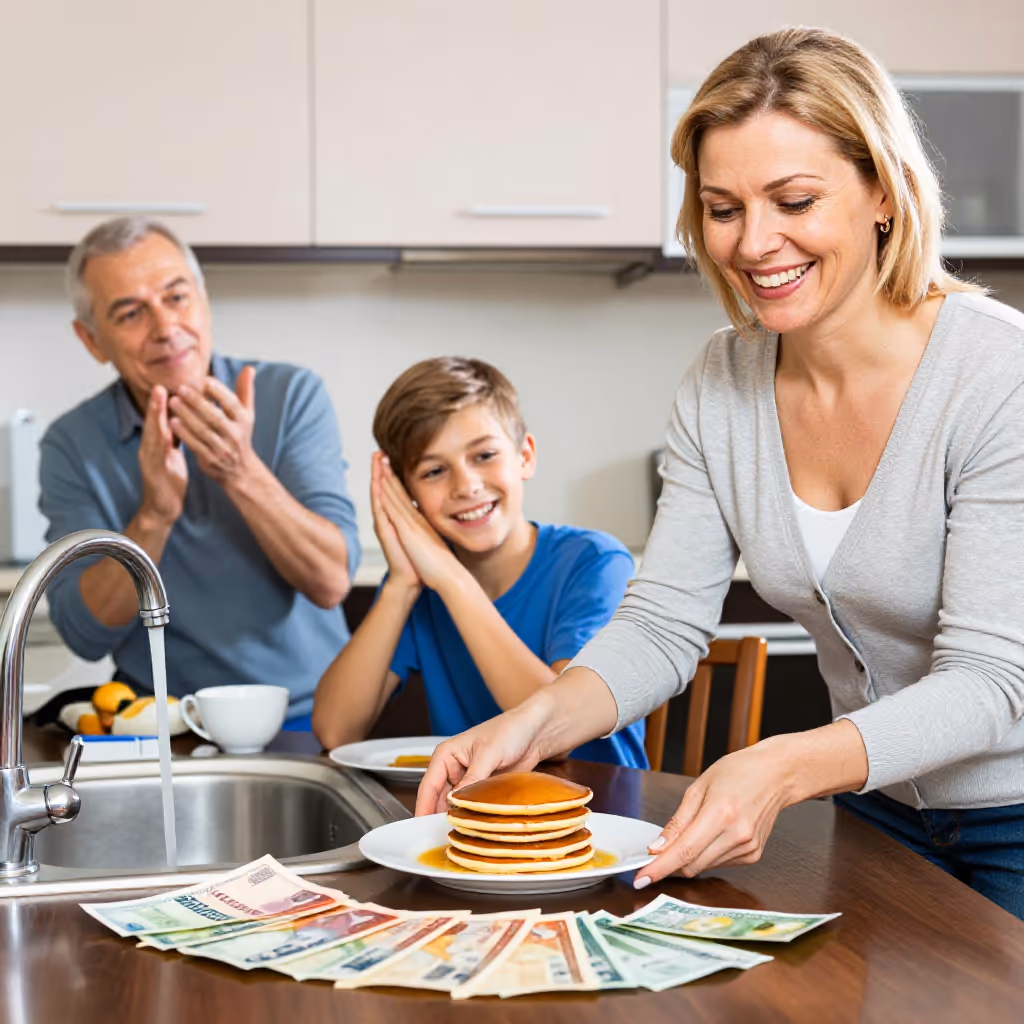 Visual example for Friede: Friede, Freude, Eierkuchen