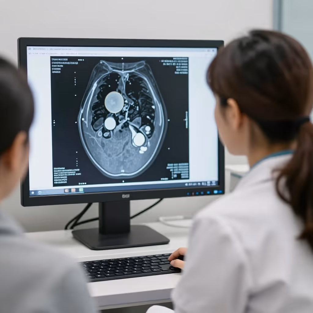 Visual example for Tumor: der Tumor