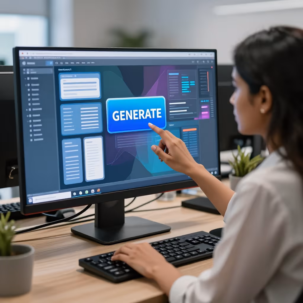 Visual example for Generator: der Generator