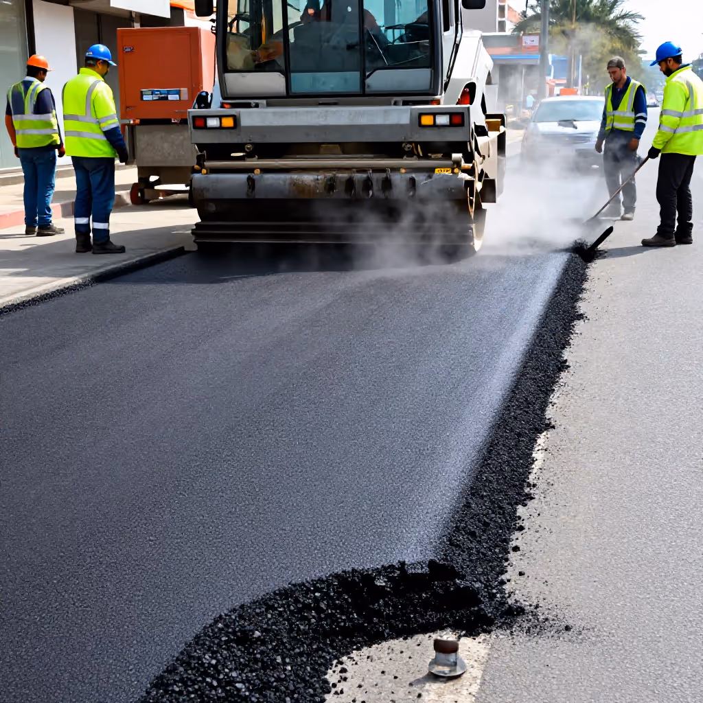 Visual example for Asphalt: der Asphalt