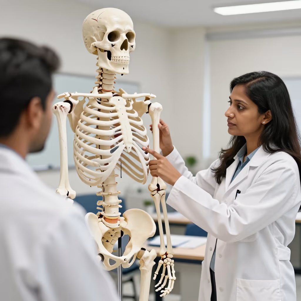 Visual example for medial: medial