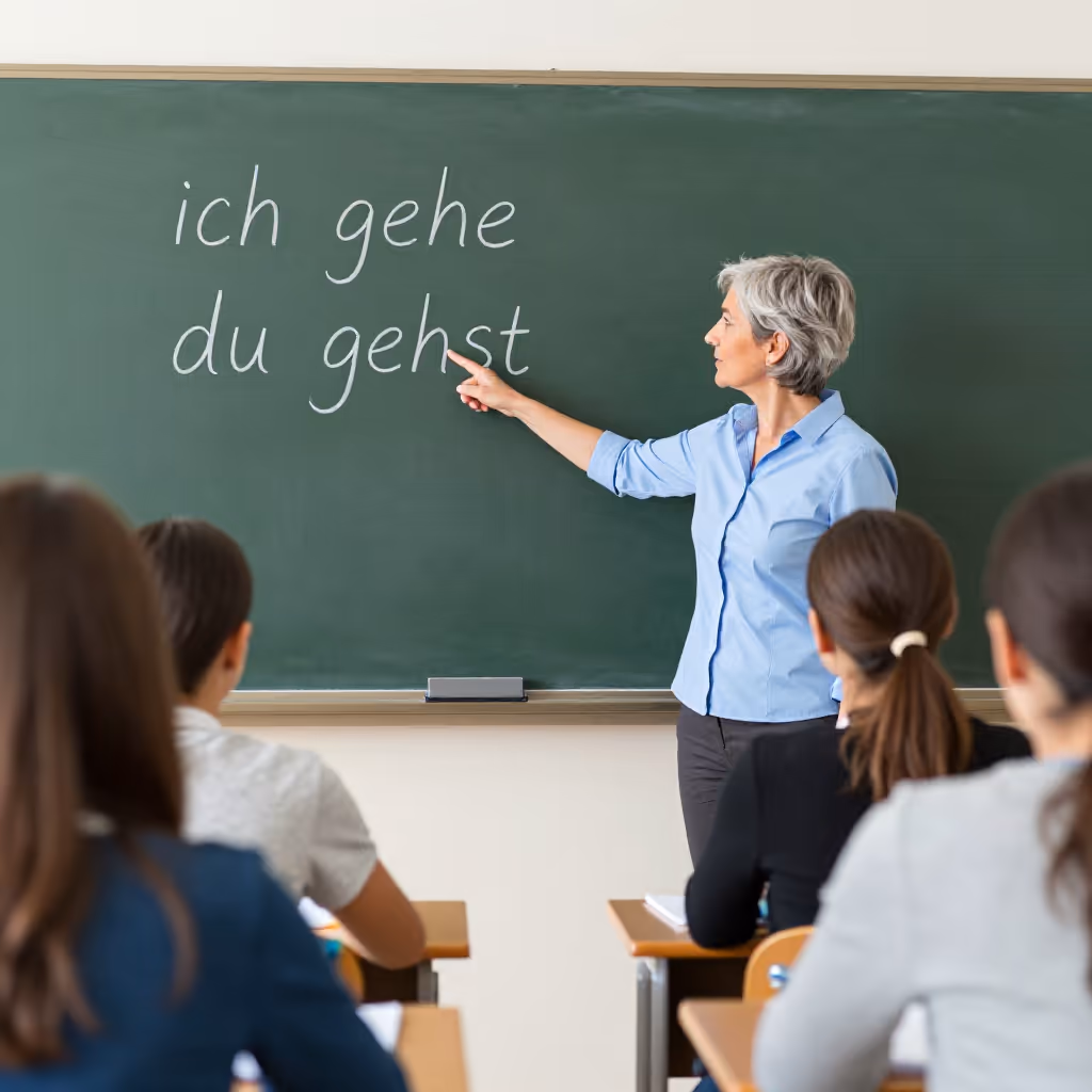 Visual example for beugen: beugen