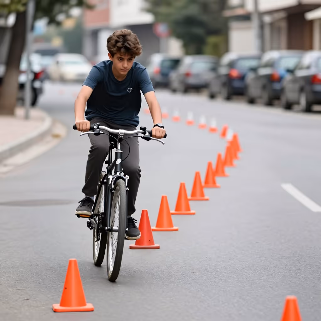 Visual example for Slalom: der Slalom