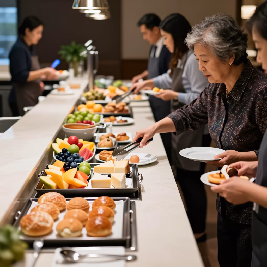 Visual example for Buffet: das Buffet