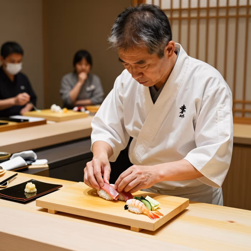 Visual example for Sushi: das Sushi