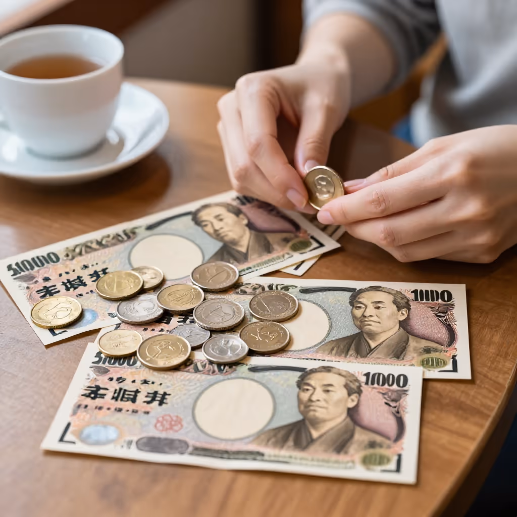 Visual example for Yen: der Yen