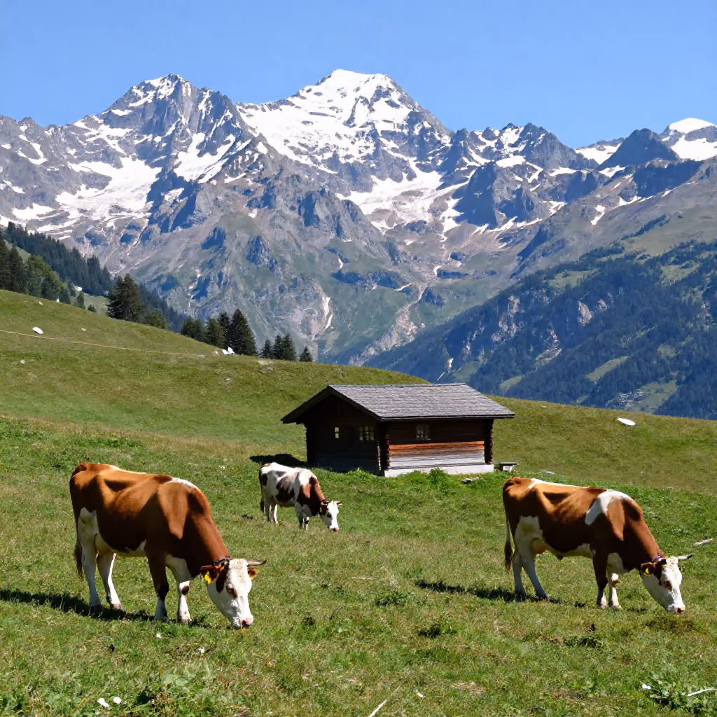 Visual example for Alm: die Alm