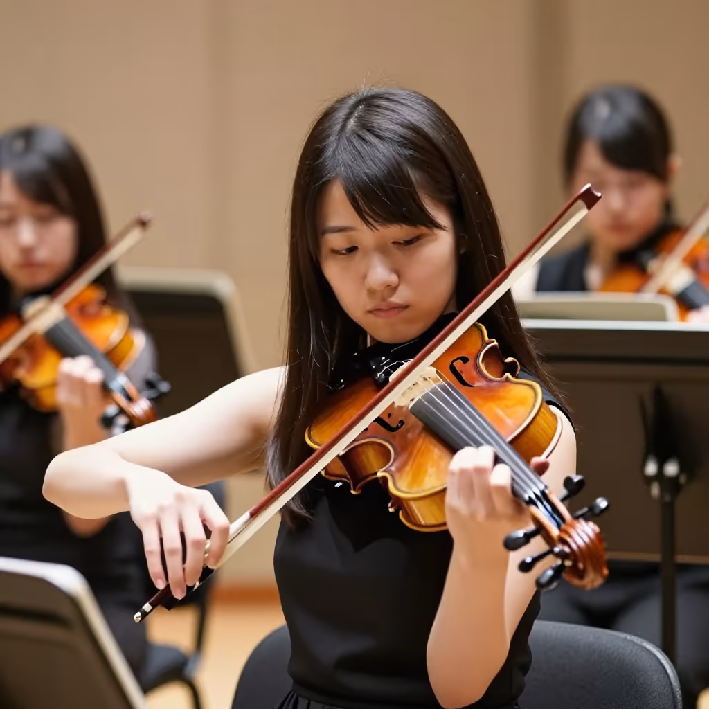 Visual example for Violine