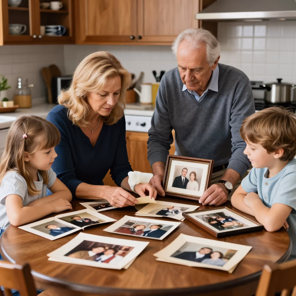 Visual example for familiär: familiär