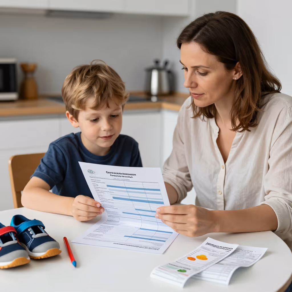 Visual example for Kindergeld