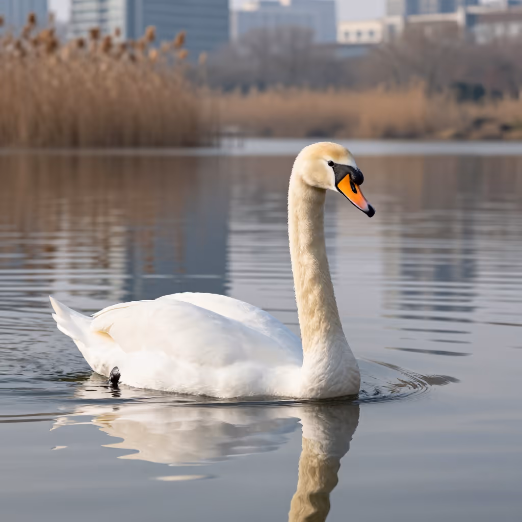 Visual example for Schwan: der Schwan