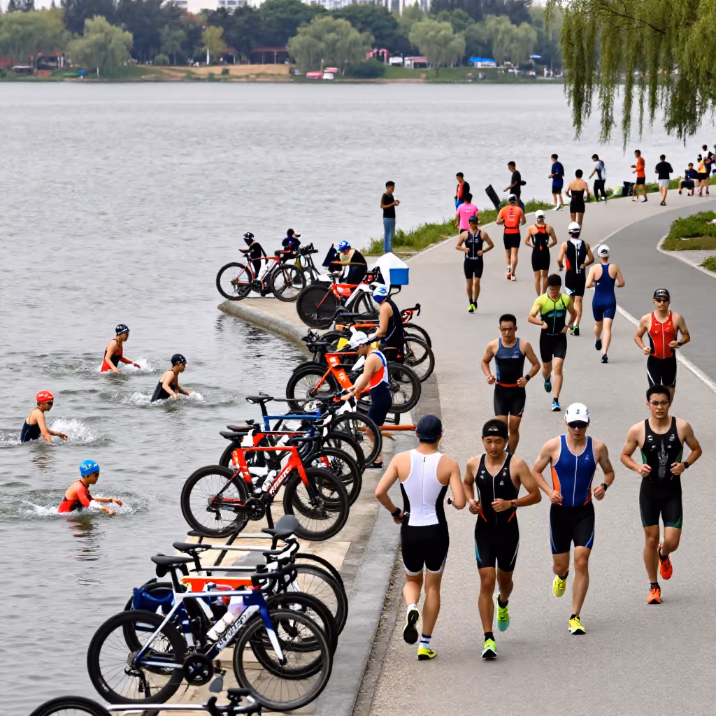 Visual example for Triathlon