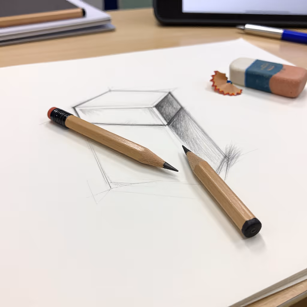 Visual example for Bleistift: der Bleistift