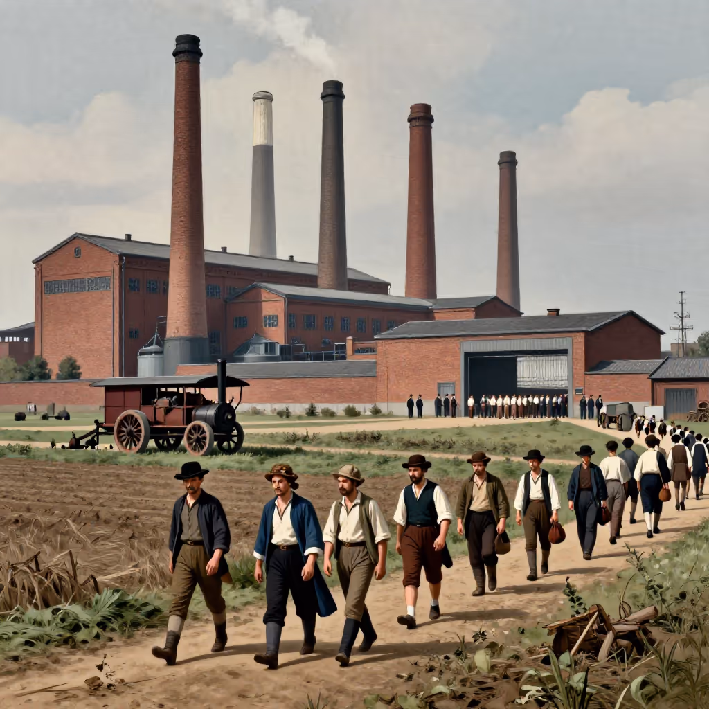 Visual example for Industrialisierung: die Industrialisierung