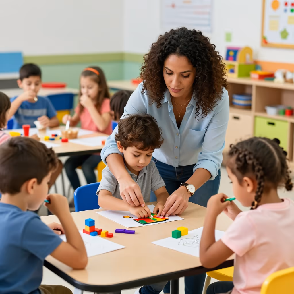 Visual example for Kinderbetreuung: die Kinderbetreuung