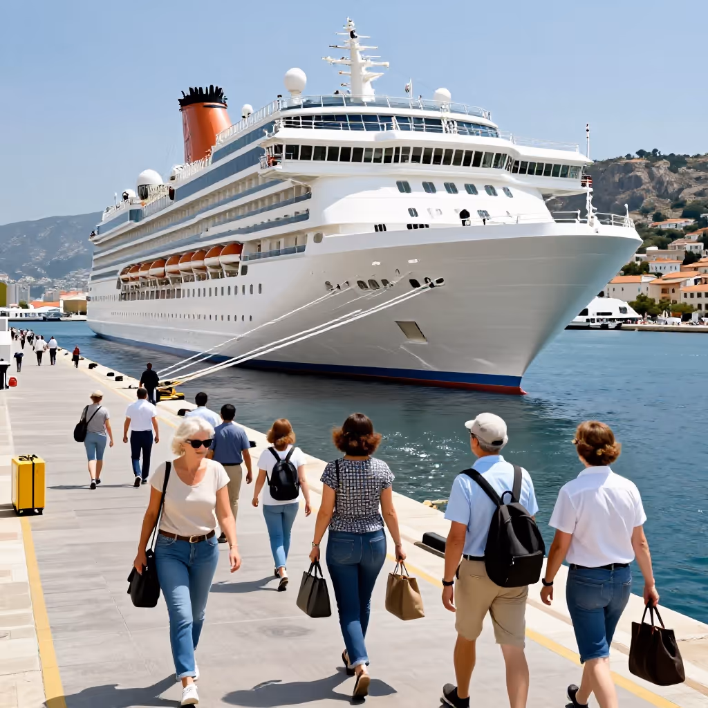 Visual example for Kreuzfahrt: die Kreuzfahrt
