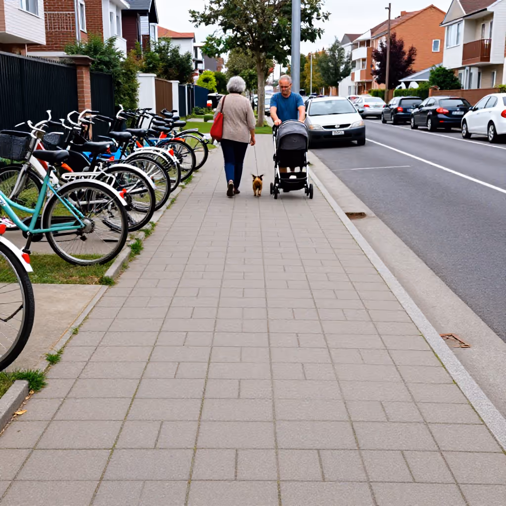 Visual example for Gehweg
