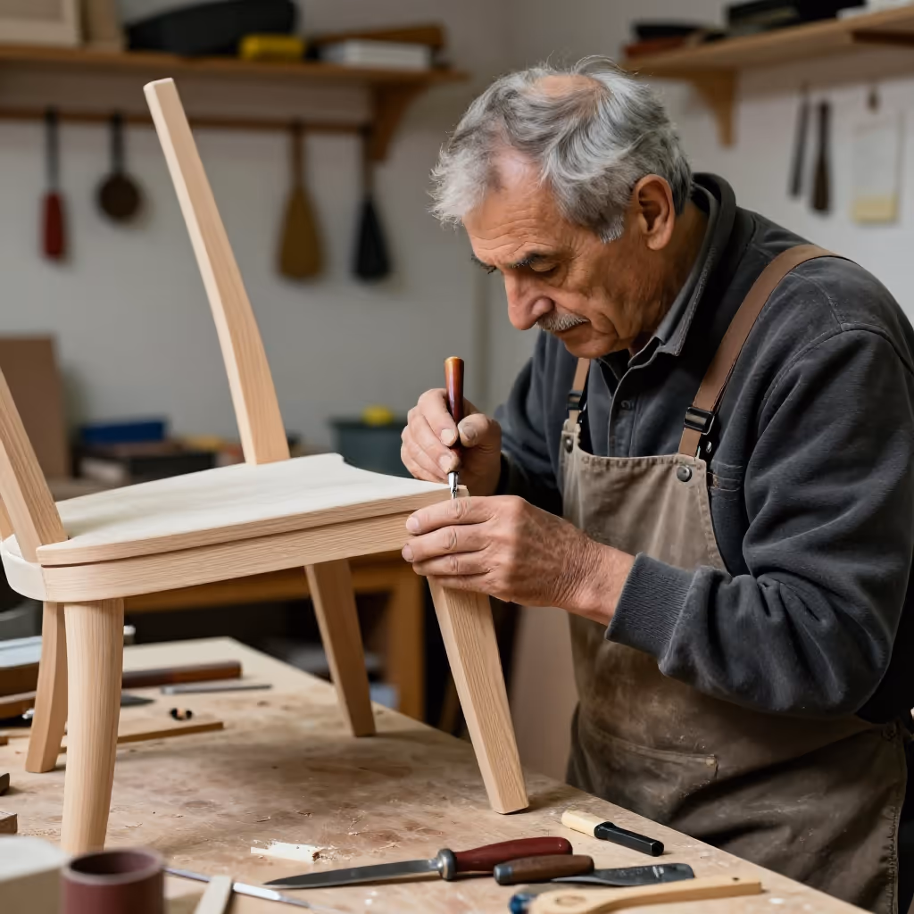 Visual example for Handarbeit: die Handarbeit