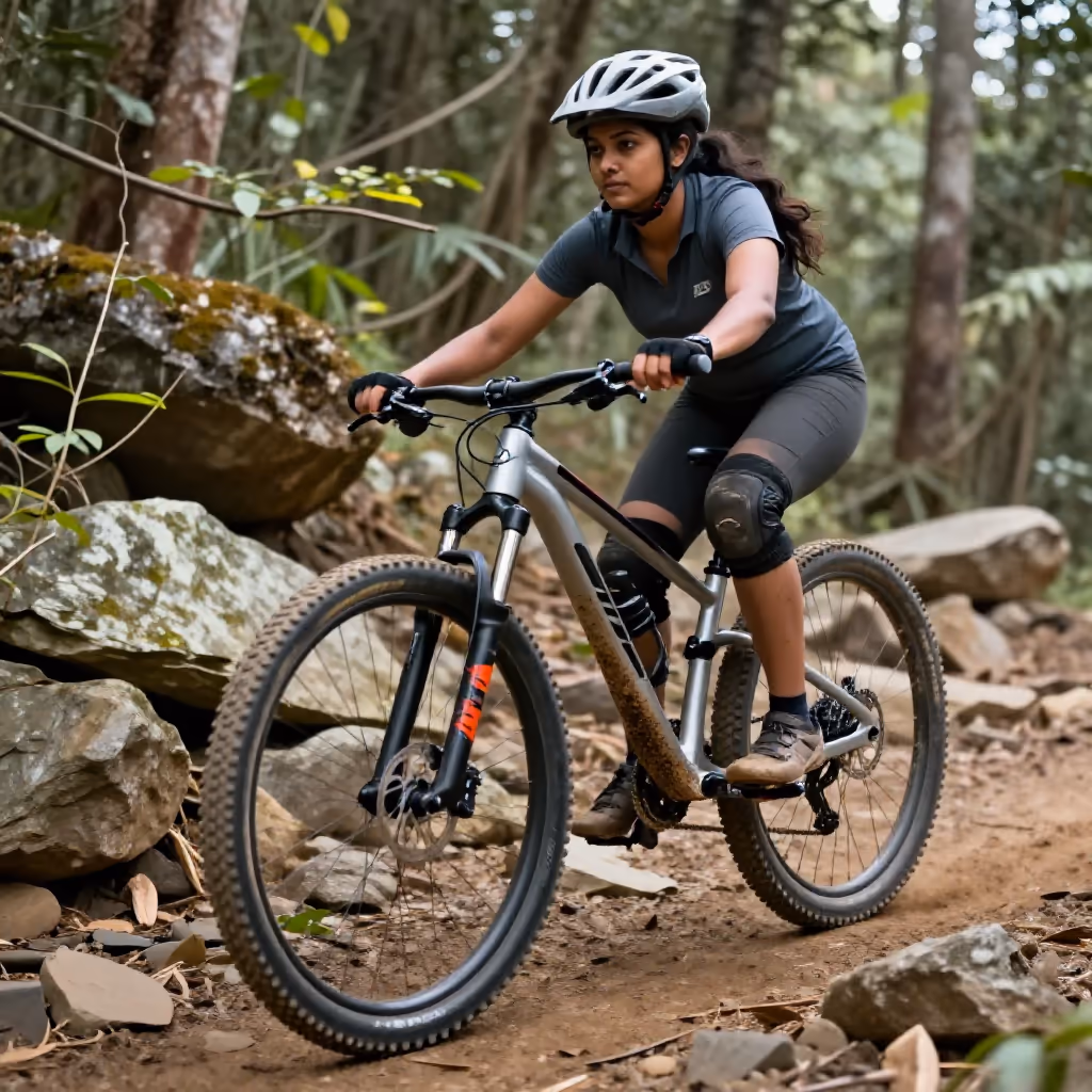 Visual example for Mountainbike: das Mountainbike