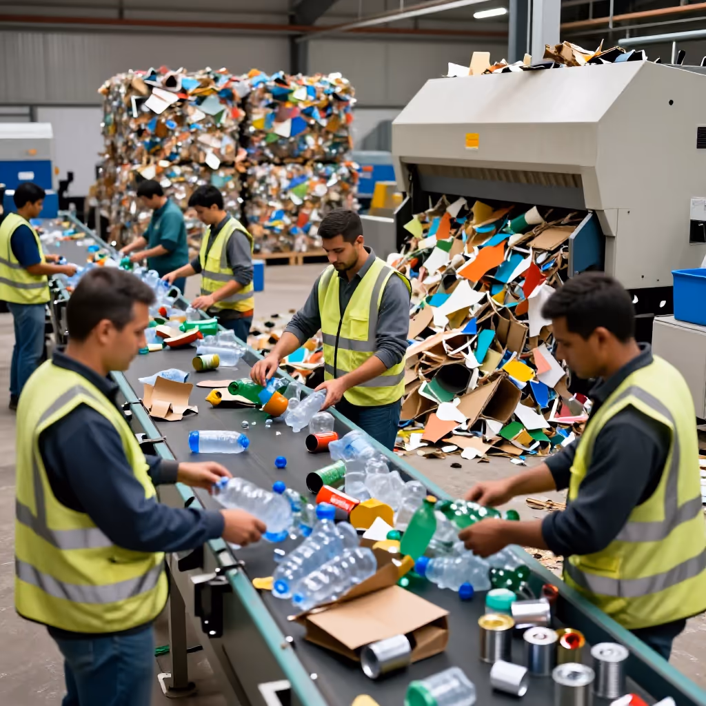 Visual example for Recycling: das Recycling