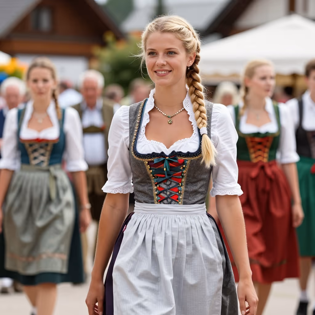 Visual example for Dirndl: das Dirndl