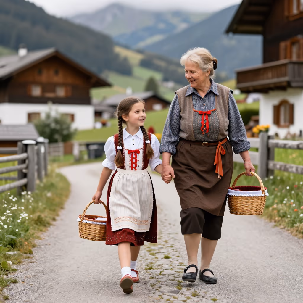 Visual example for Dirndl: das Dirndl
