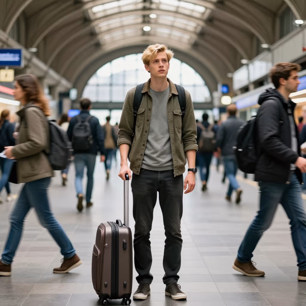 Visual example for dastehen: dastehen