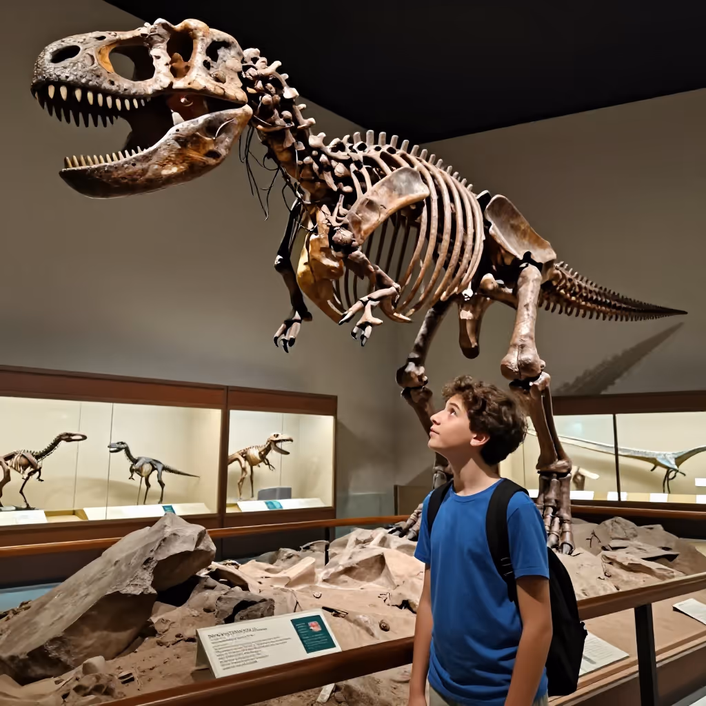 Visual example for Dino: der Dino