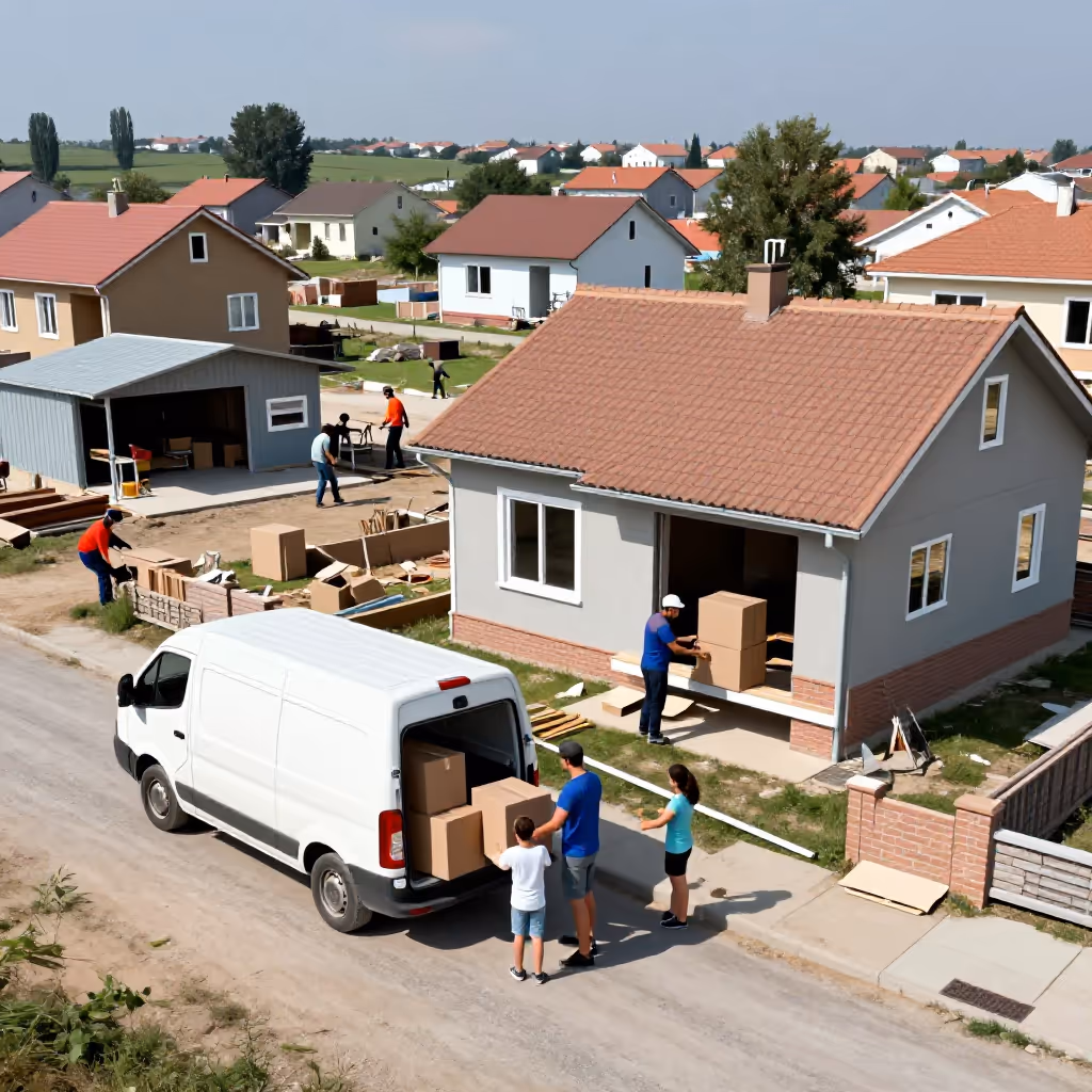 Visual example for Ansiedlung: die Ansiedlung