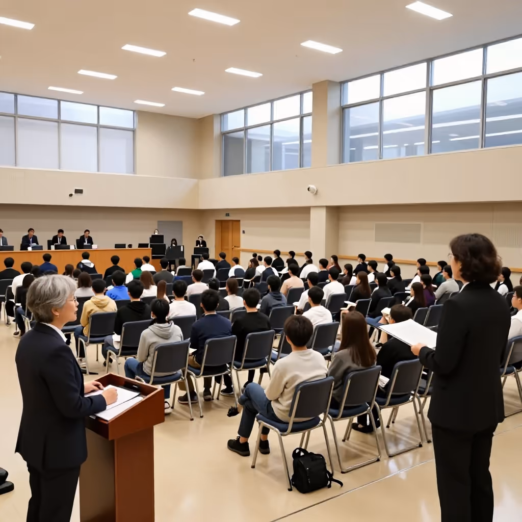 Visual example for Aula: die Aula
