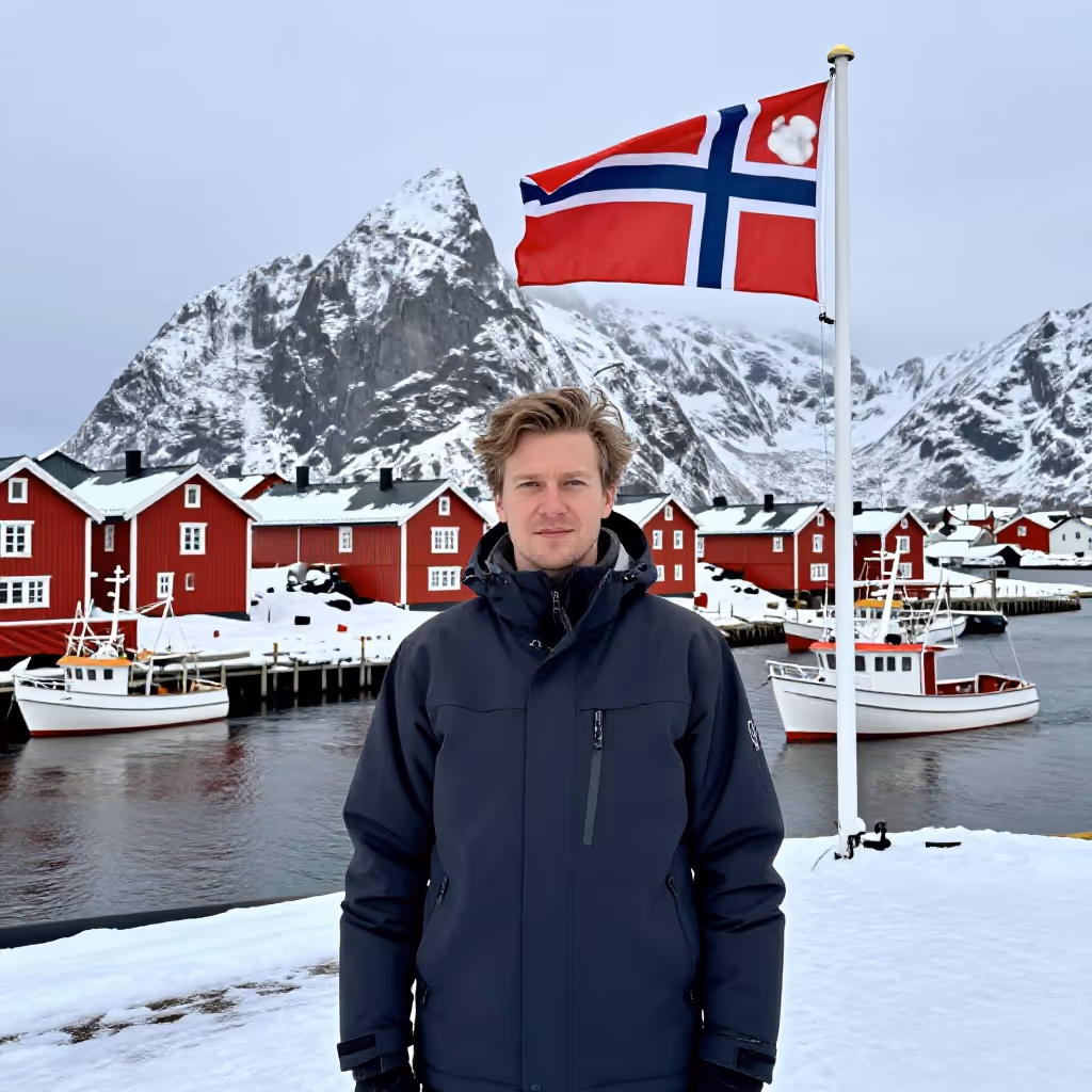Visual example for Norweger: der Norweger