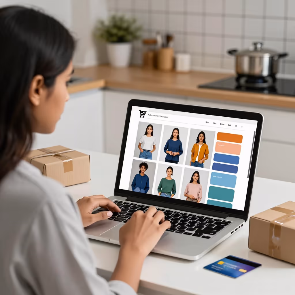 Visual example for Onlineshop