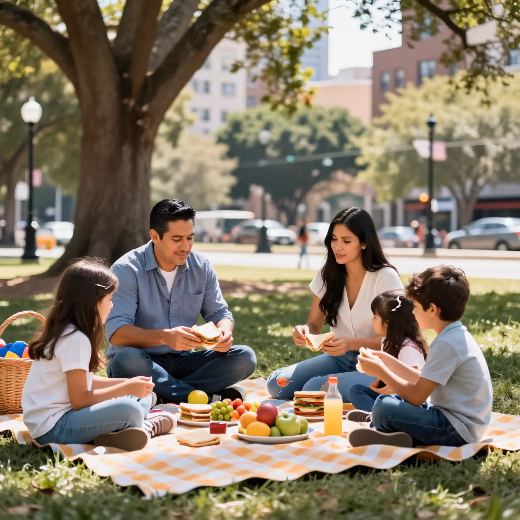 Visual example for Picknick: das Picknick