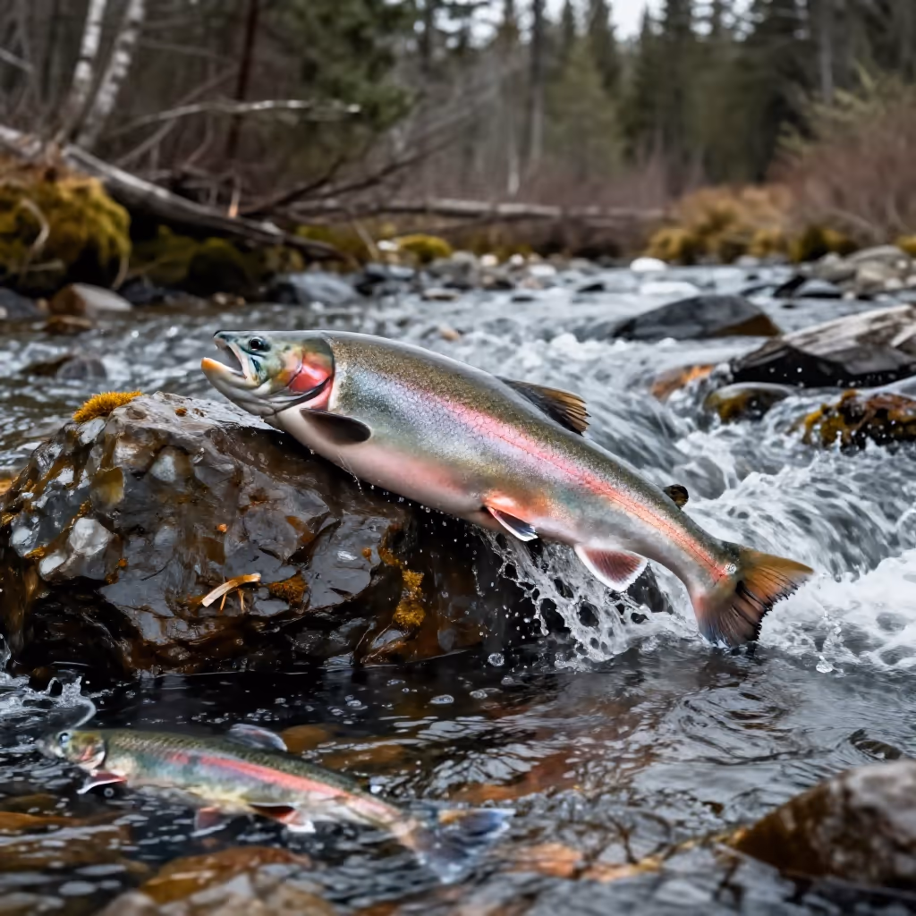 Visual example for Lachs: der Lachs