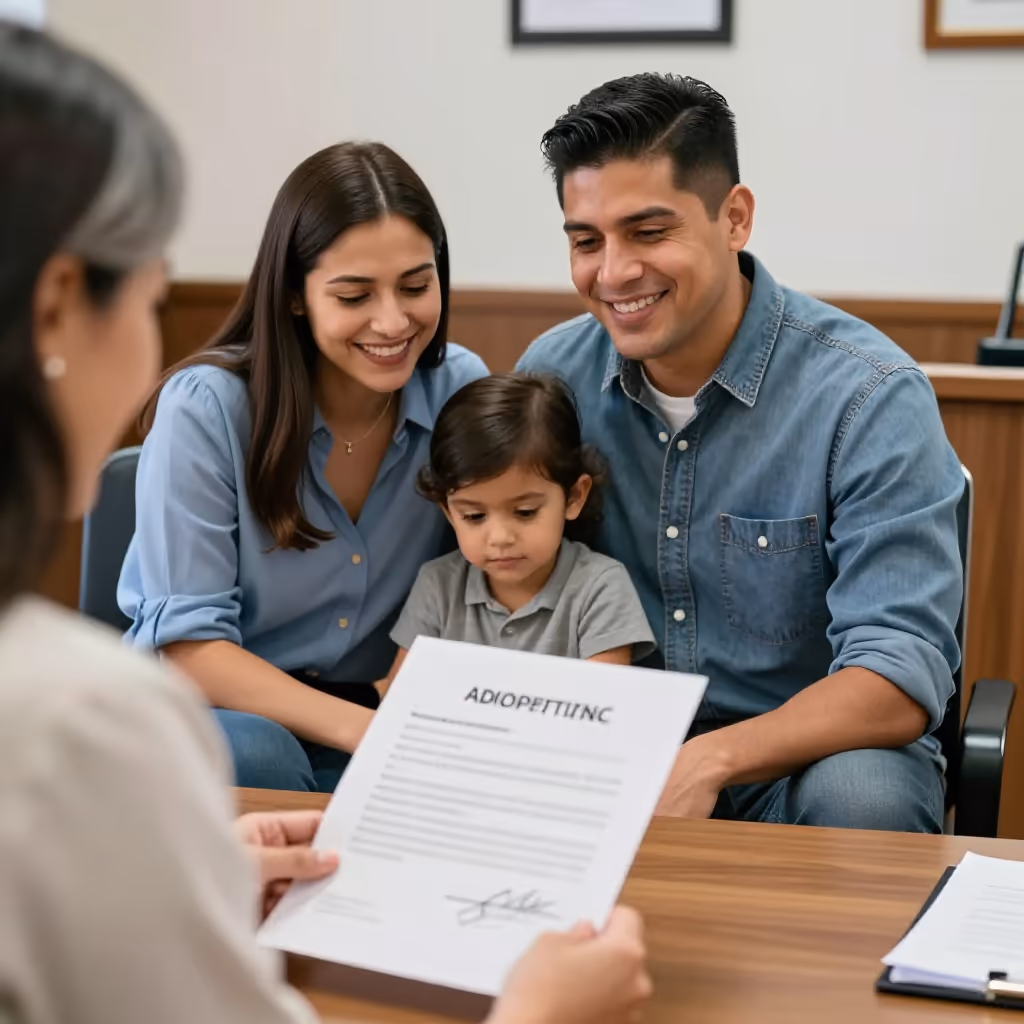 Visual example for Adoption: die Adoption