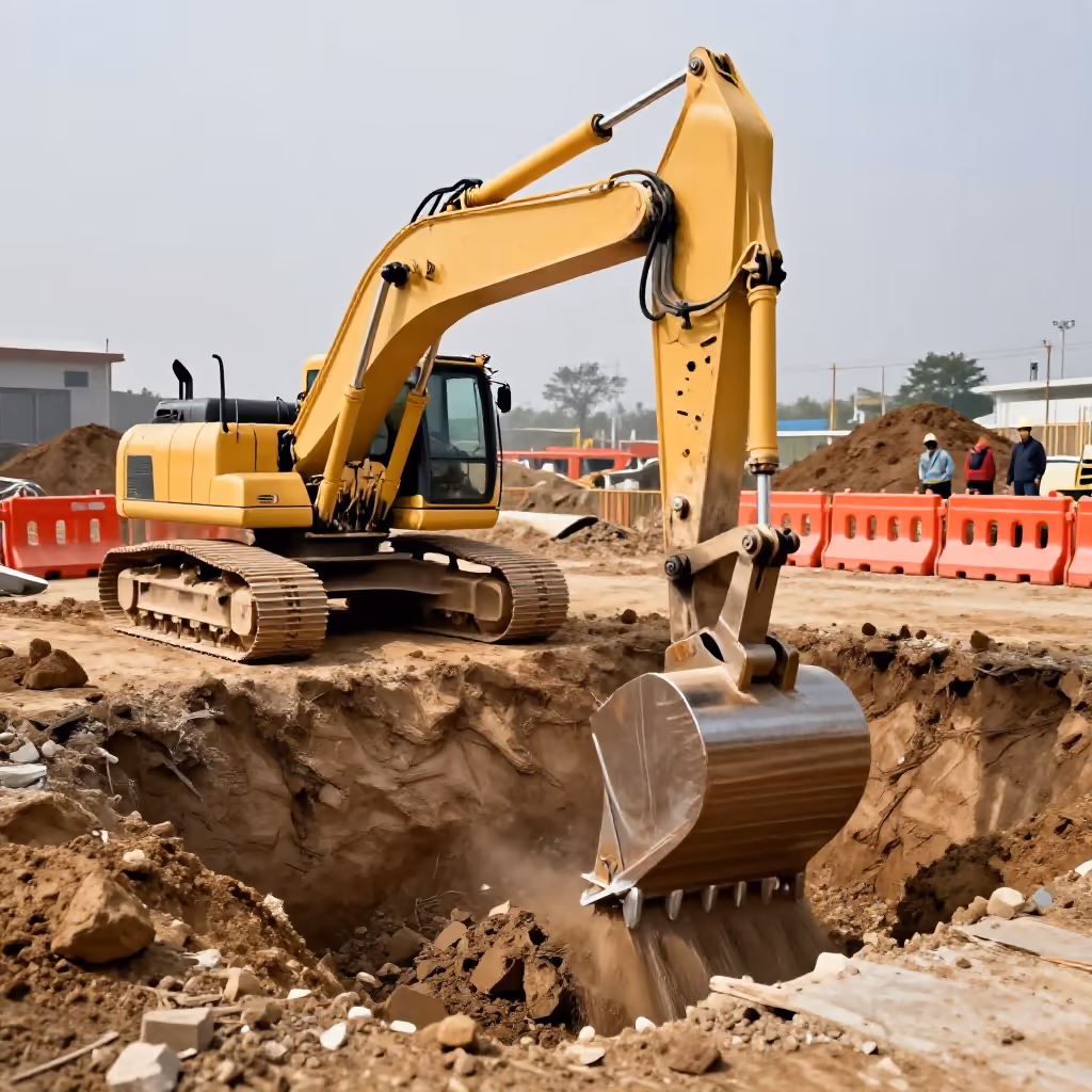 Visual example for Bagger: der Bagger