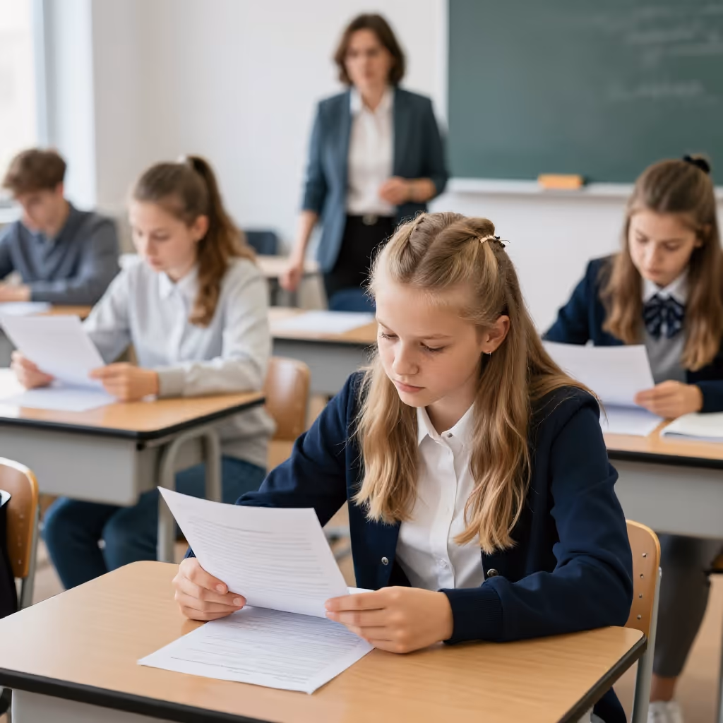 Visual example for Matura: die Matura