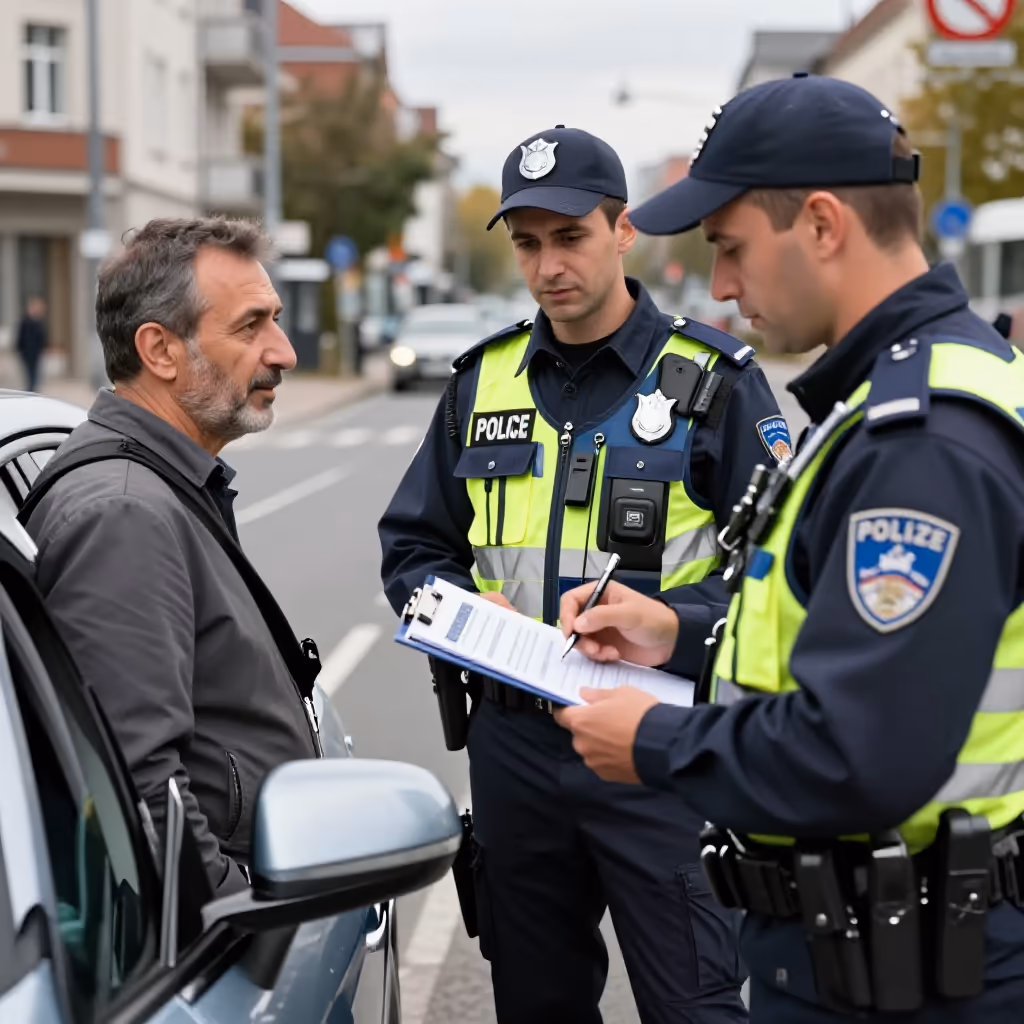 Visual example for polizeilich