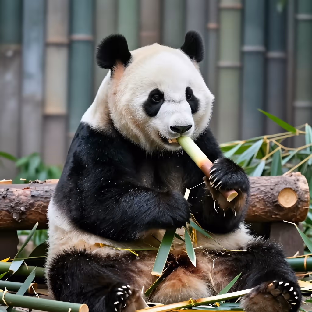 Visual example for Panda: der Panda