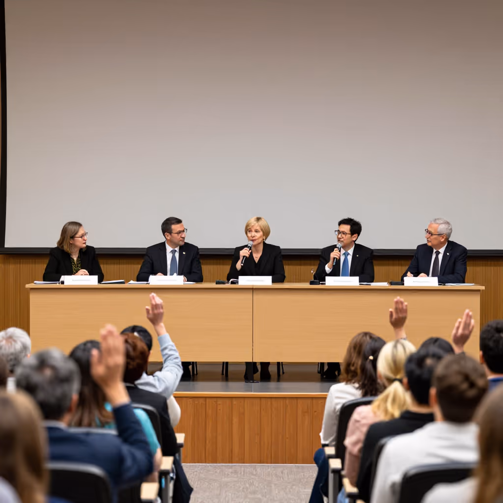 Visual example for Podiumsdiskussion: die Podiumsdiskussion
